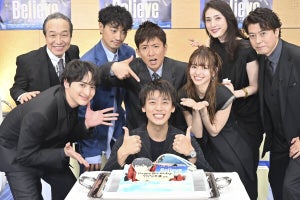 竹内涼真、31歳の誕生日サプライズに喜び　木村拓哉主演『Believe』視聴率好発進