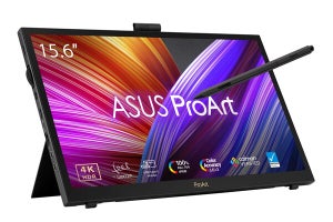 ASUS、物理ダイヤルを備えたクリエイター向けの4K15.6型モバイルディスプレイ