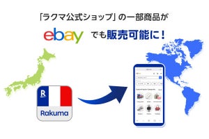 楽天ラクマ、公式ショップの一部商品をeBayで越境販売