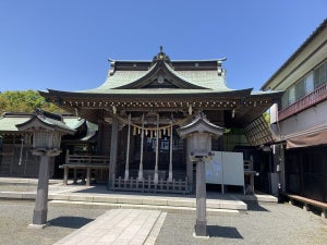 【横須賀 観光スポットレポ】鴨居八幡神社-横須賀風物百選の鴨居港を臨…