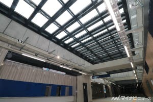 東京メトロ東西線南砂町駅、天井から光 - 新ホーム・改札など公開