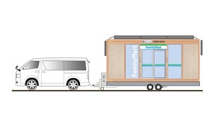 コンビニ初のファミマ「移動型無人トレーラー店舗」が大阪・関西万博の工事現場内にオープン! セルフレジで完全キャッシュレス