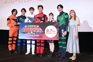 さいねい龍二、新作『デカレンジャー2』熱望で長妻怜央&川村文乃を指名! 「変身」生披露も