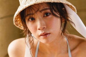 NGT48奈良未遥、美バスト谷間のぞく1枚も　1st写真集先行カット公開