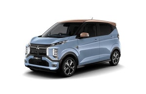 三菱自動車、軽EV「eKクロス EV」を一部改良〜定額で車内Wi-Fi接続が可能に