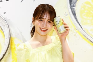 ゆうこす、“レモンイエロー”ワンピで登場「恥ずかしい(笑)」　今夏は「夫と…」