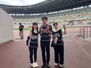 日テレ新人アナ、スポーツ中継現場で右往左往　“聖徳太子”から太鼓判も