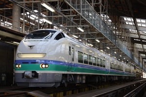 JR東日本「いなほ」上沼垂色E653系に特急シンボルマーク、7/31限定