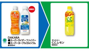 【お得】ファミマ「1個買うと、1個もらえる」6月25日スタートの対象商品は? - 「サントリー C.C.レモン 600ml」などがもらえるぞ!