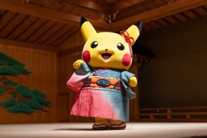 「MOA 美術館」にて『ポケモン×工芸展』開幕、着物を着たピカチュウがお祝い