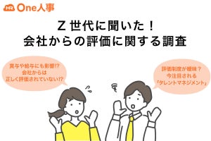 会社から自分の能力を正しく評価されていないと思うZ世代は約6割、その理由は?