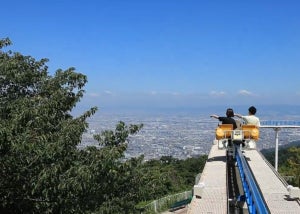 【ナイスビュー】生駒山上遊園地公式Xに「絶景マシン」登場! 「いやいやかなりの絶叫www」「地味に怖いwww」の声