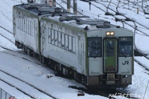 JR東日本、山田線の一部区間で秋に運休 - 落葉で空転、列車が遅延