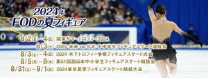 フィギュアスケート夏季国内5大会を生配信『FODの夏フィギュア!』