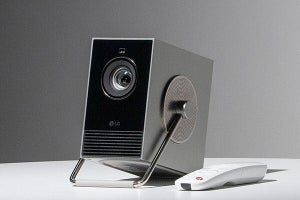 LGのミニマル4Kレーザープロジェクタ「CineBeam Q」8月7日一般販売へ