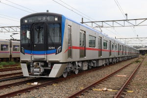 京成電鉄、新型車両3200形の搬入完了 - 運行開始に向け試験実施へ