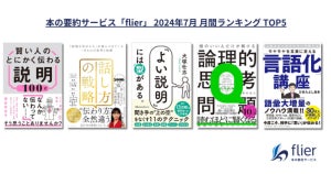 本の要約サービスflier「7月のビジネス書月間ランキング」発表 -「アウトプット」をテーマにした書籍が多数ランクイン