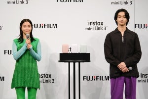 広瀬すずさん・横浜流星さんが地上波コマーシャルに出演中、“チェキ”新製品「instax mini Link 3」発表会レポ