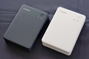 2種類のフォーマットに対応、キヤノン小型写真プリンター「SELPHY QX20」