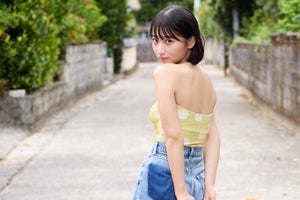 水野瞳、1st写真集で下着姿にも挑む　美背中あらわな速報カット公開