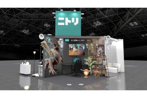 【TGS2024】ニトリ、ジンオウガのゲーミングデスクやチェアなど『モンハン』コラボルーム展示