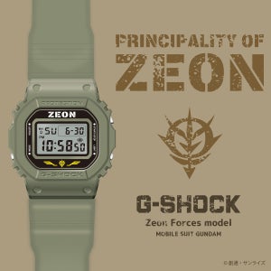 「G-SHOCK ジオン公国軍モデル」ガンダムファンクラブ限定で抽選販売決定!