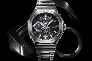 G-SHOCK、八角形ベゼル＆フルメタルのクロノグラフ「GMC-B2100」