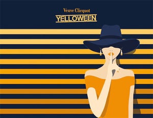 今年も、ヴーヴクリコイエローラベルとハロウィンを楽しむ｜Veuve Clicquot Yelloween