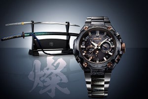 「G-SHOCK」最上位シリーズ「MR-G」に日本刀モチーフの新モデル、限定800本