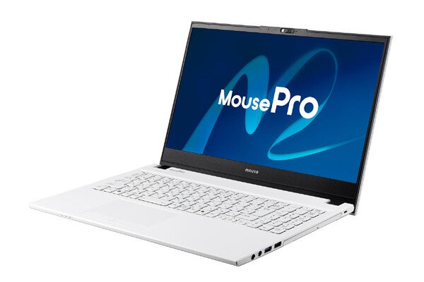 MouseProからホワイト色の15.6型ノートPC、BTOでLTE通信も選択可