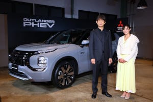 改良なのに大々的! 新型「アウトランダーPHEV」発表会に有名人が続々