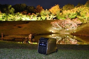 京都の紅葉ライトアップにEcoFlowのポータブル電源、排ガス＆騒音なしで快適