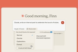 チャットAI「Claude」にスタイル機能、パーソナリゼーションでライバルに対抗