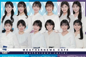 『ウェザーニュースLiVE』、コラボカフェを開催　キャスター考案ドリンクも