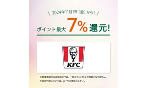 三井住友カード、スマホのタッチ決済でケンタッキー最大7%還元! クリスマスメニューもお得に