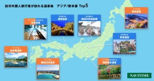 インバウンド客に人気の温泉地ランキング、韓国人1位は大分県・由布院温泉、中国人は和歌山県・南紀白浜温泉、オーストラリア人は? - ナビタイムが分析