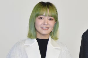 奈緒、人生初の緑髪に「地毛を染めて」 主演ドラマでゲテモノ食いも