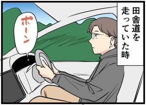 田舎あるある 第34回 【漫画】ガソリンランプが点滅! しかし田舎道が続く……