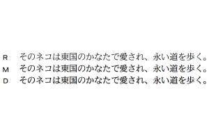 活字・写植・フォントのデザインの歴史 - 書体設計士・橋本和夫に聞く 第50回 明朝体からもっとも離れた究極の形--UD明朝