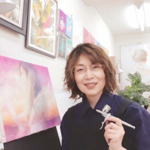 私の独立・開業ストーリー 第7回 40歳で離婚・失業、15歳から始めた「エアブラシアート」を生きていく糧に