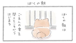 こんにちは、いぬです【傑作選】 第81回 【漫画】ぼくの朝