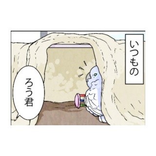 漫画「いたずらオウムの生活雑記」 第421回 たまに現れる妖怪