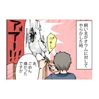 漫画「いたずらオウムの生活雑記」 第93回 お互い様