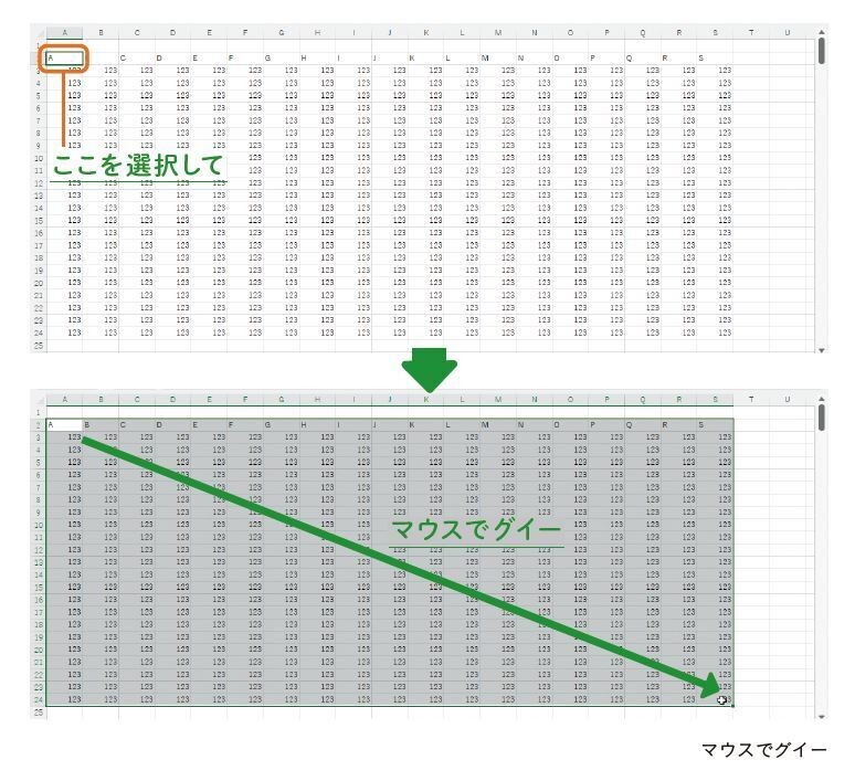 人生を変える Excelの神スキル 第3回 表全体を選択するときは[Ctrl]＋[A](All)～マウスをグイーってやらないで～