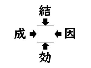 謎解き!コレができれば漢字王!? 第125回 【レベル3】何の漢字が入るでしょう!? - 勘のいい人は20秒あれば解けるはず!