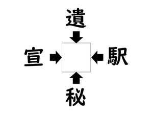 謎解き!コレができれば漢字王!? 第128回 【レベル3】何の漢字が入るでしょう!? - 5秒で解けたら達人級!?