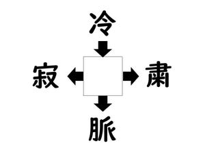 謎解き!コレができれば漢字王!? 第136回 【レベル4】何の漢字が入るでしょう? - 5秒で解けたら名人級!?