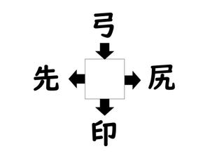 謎解き!コレができれば漢字王!? 第239回 【レベル3】何の漢字が入るでしょう? - ヒントは「武器」!?