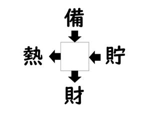 謎解き!コレができれば漢字王!? 第419回 【レベル3】何の漢字が入るでしょう? - ヒントは"ためる"