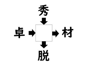 謎解き!コレができれば漢字王!? 第547回 【レベル3】何の漢字が入るでしょう? - スキマ時間に解けるかな!?